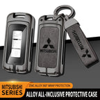 Car Alloy Key Case For Mitsubishi Outlander Pajero Lancer EX Evolution X Ralliart Asx L200 Triton Colt