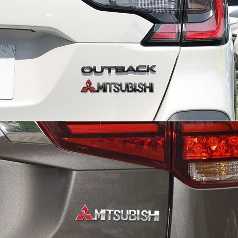 Car Front Fender Emblem Side Badge for Mitsubishi  Lancer Outlander ASX Pajero L200 Eclipse Galant