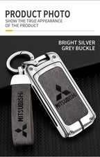 Car Alloy Key Case For Mitsubishi Outlander Pajero Lancer EX Evolution X Ralliart Asx L200 Triton Colt