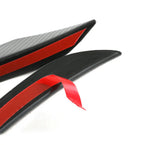 6PCS Universal Front Bumper Lip Canards Diffuser Splitter Fins Spoiler
