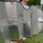 Cartoon Funny The Cool Simpsons Driving Car SunShade Windscreen Cover Shade For Car