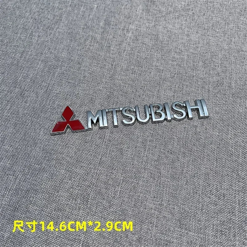 Car Front Fender Emblem Side Badge for Mitsubishi  Lancer Outlander ASX Pajero L200 Eclipse Galant