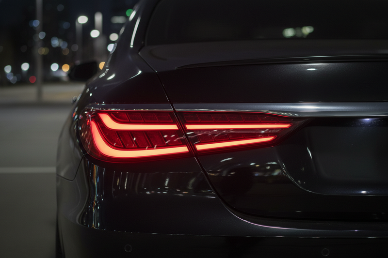 back lights of premuim car